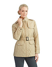 Quilted Jacket with Belt