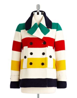 A Hudson's Bay peacoat currently for sale.