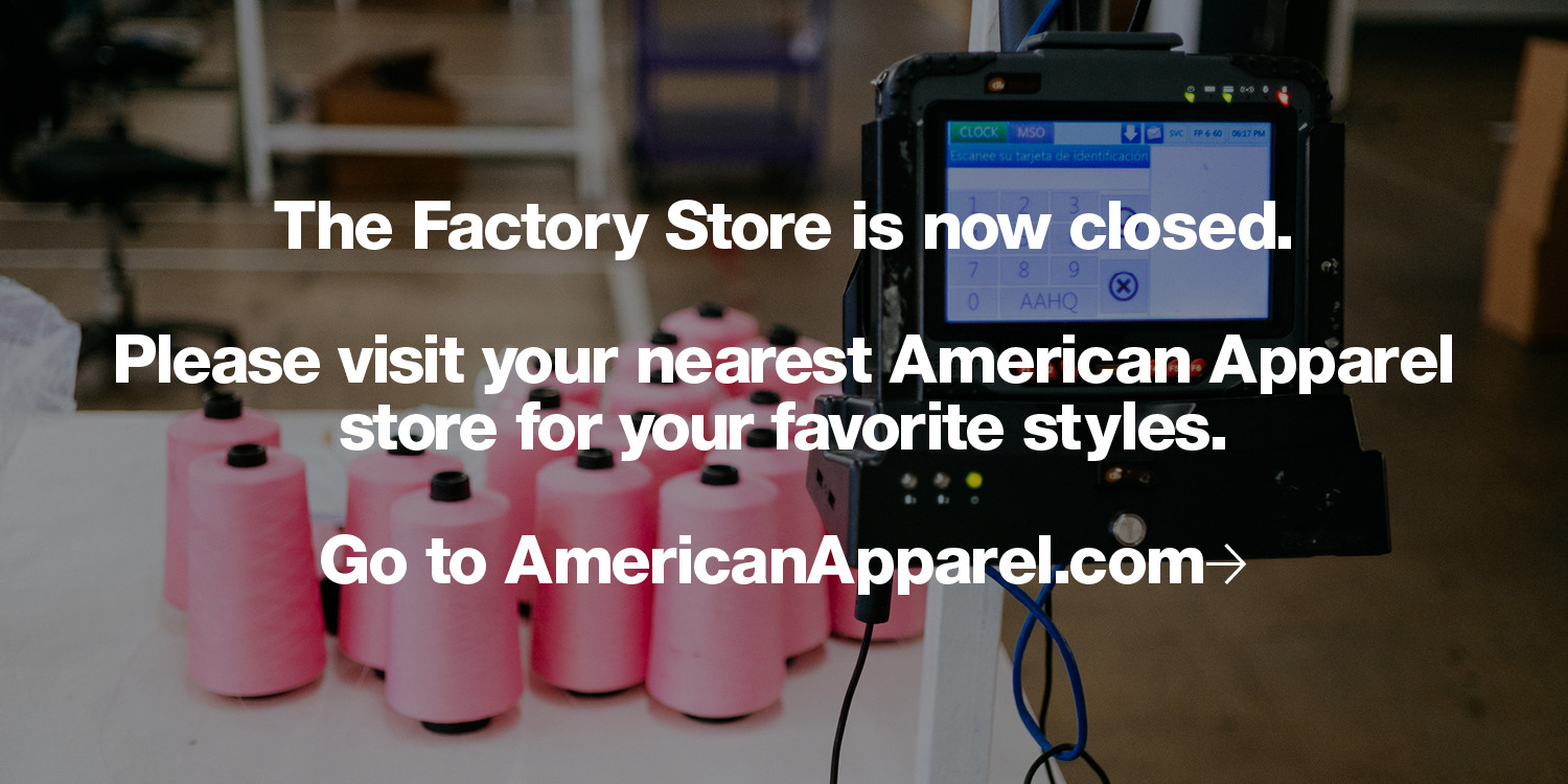 Factory Store Closed