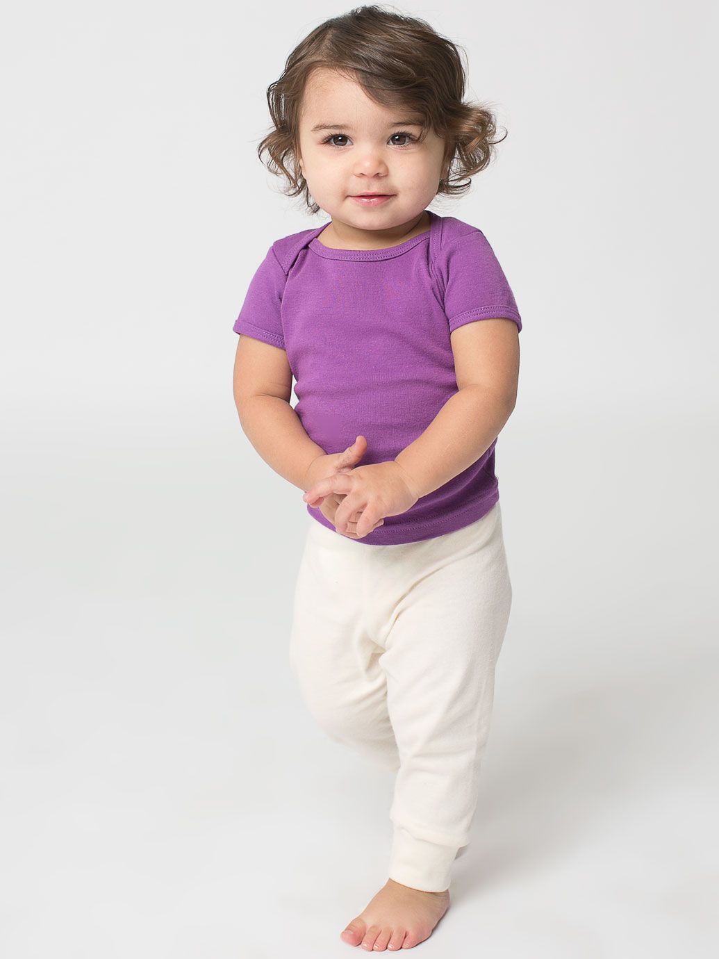 Organic Infant Baby Rib Legging