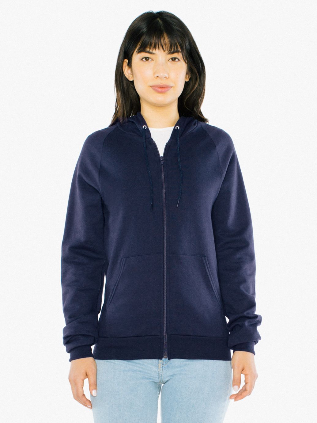 Unisex California Fleece Zip Hoodie American Apparel