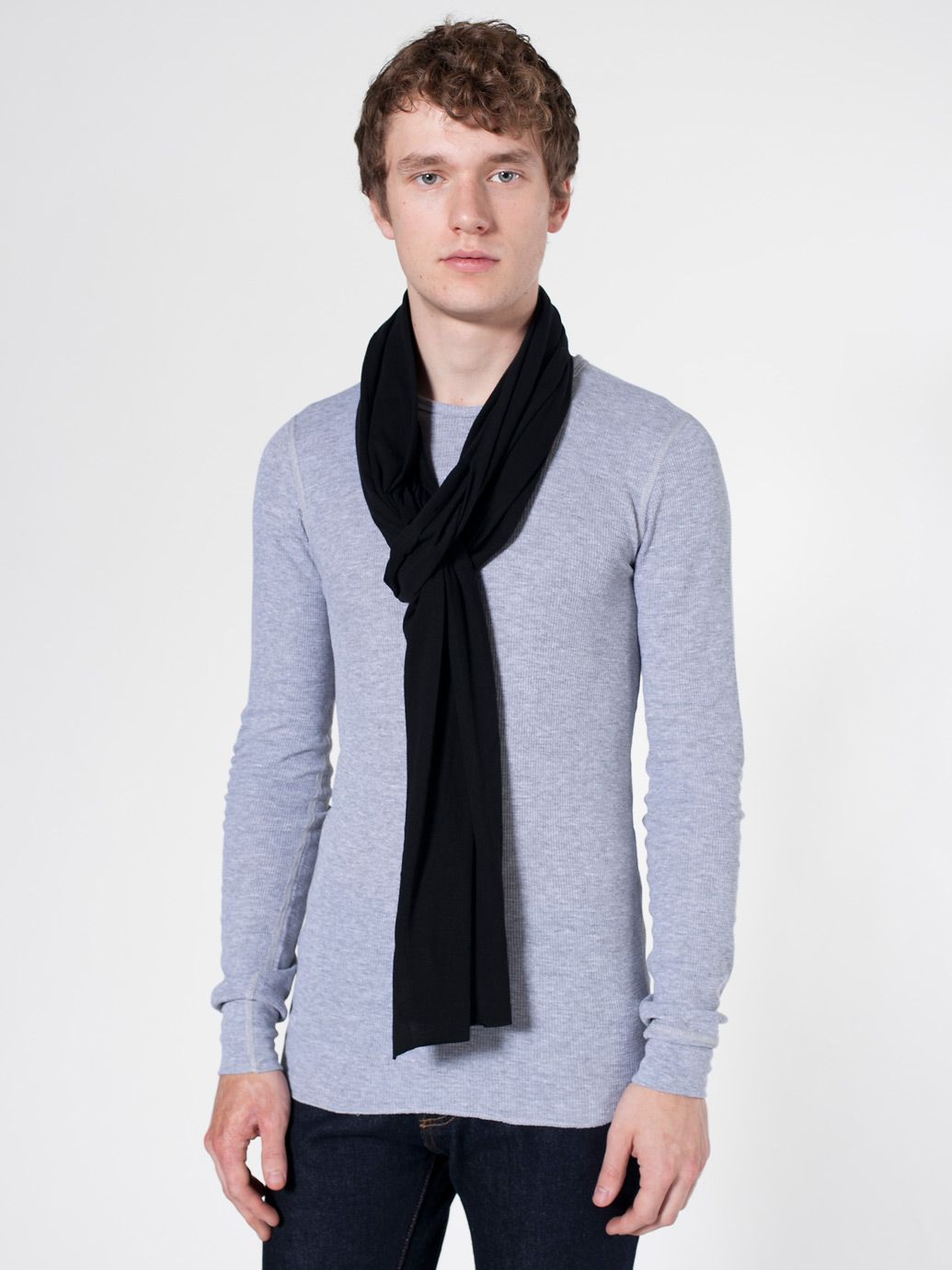 Unisex Sheer Jersey Scarf