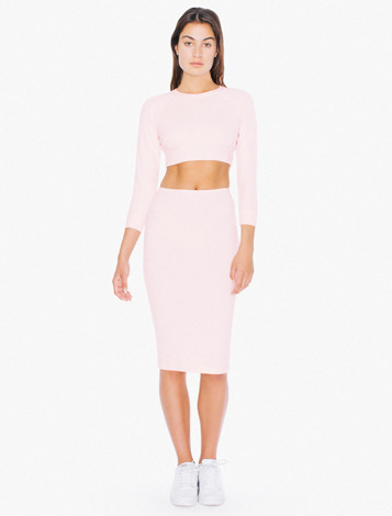 Ponte Mid-Length Pencil Skirt