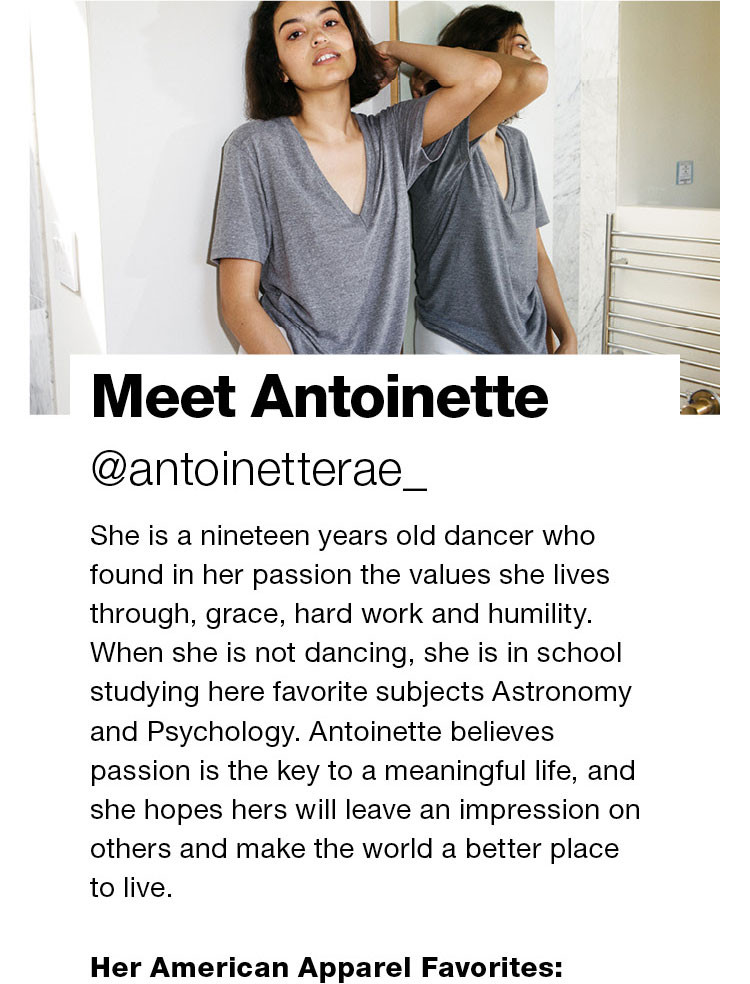 Meet the Models American Apparel