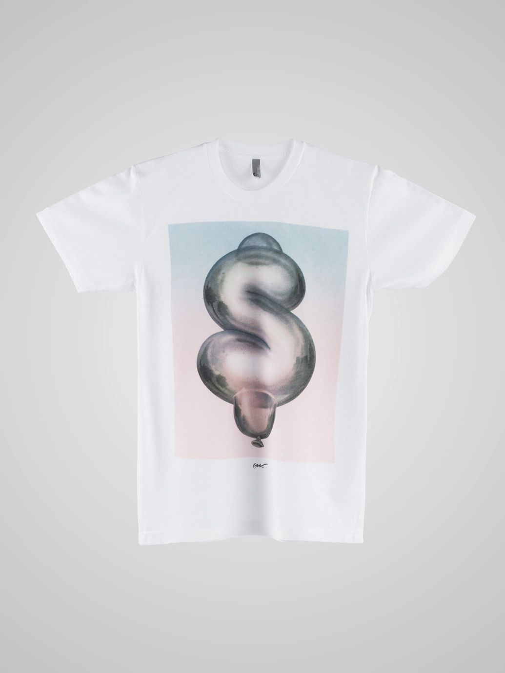 Screen Printed Poly-Cotton Short Sleeve T-Shirt-Just A Lot of Hot Air