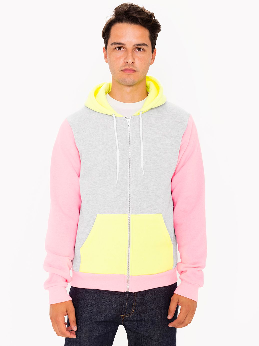 Flex Fleece Color Block Zip Hoodie