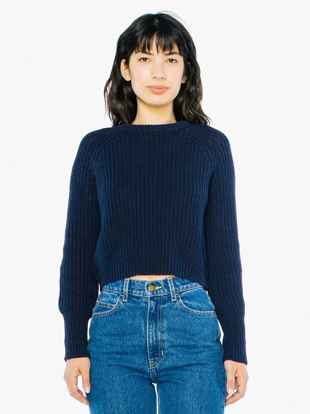 Cropped Fisherman Pullover