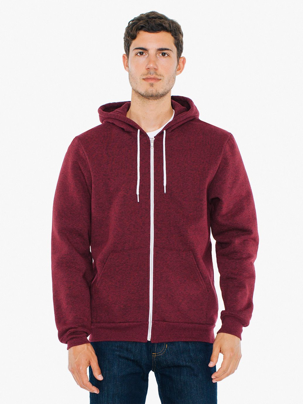 Salt and Pepper Zip Hoodie