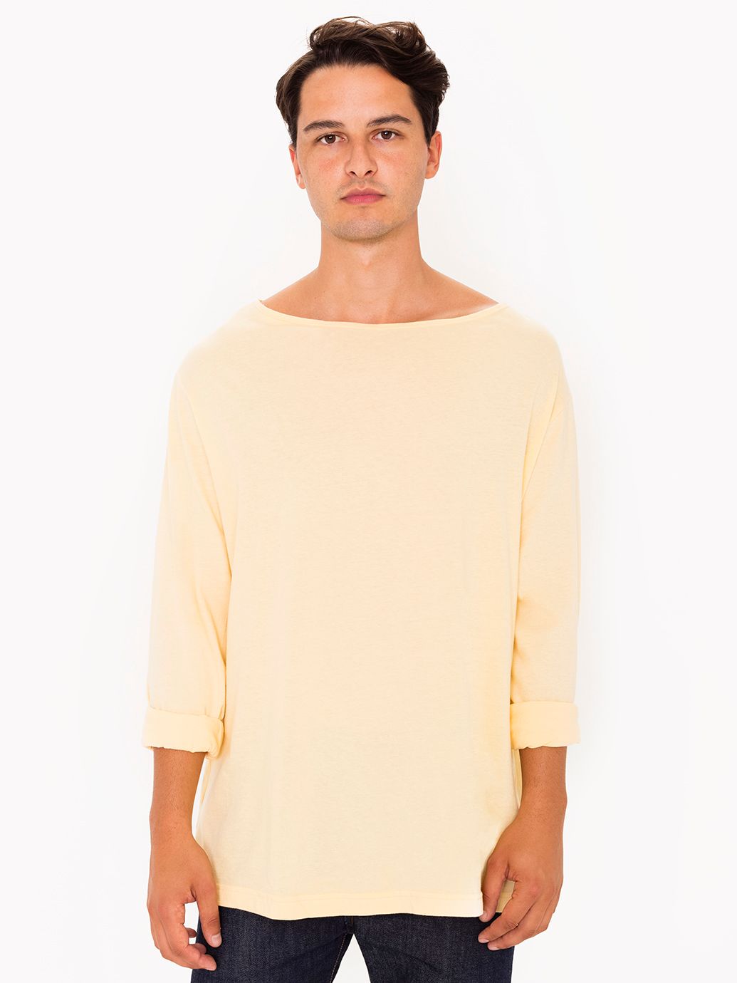 Long Sleeve Boat Neck Shirt