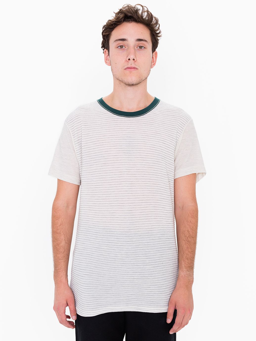 Mixed Ottoman Stripe Tee