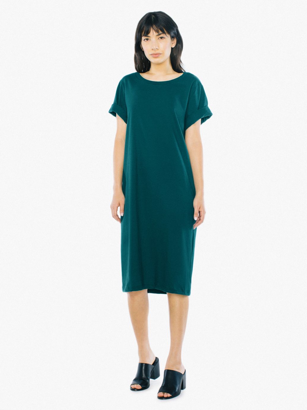 Fine Jersey T-Shirt Midi Dress | American Apparel