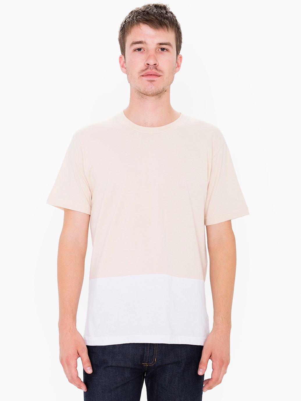 2-Tone Blocked Tee