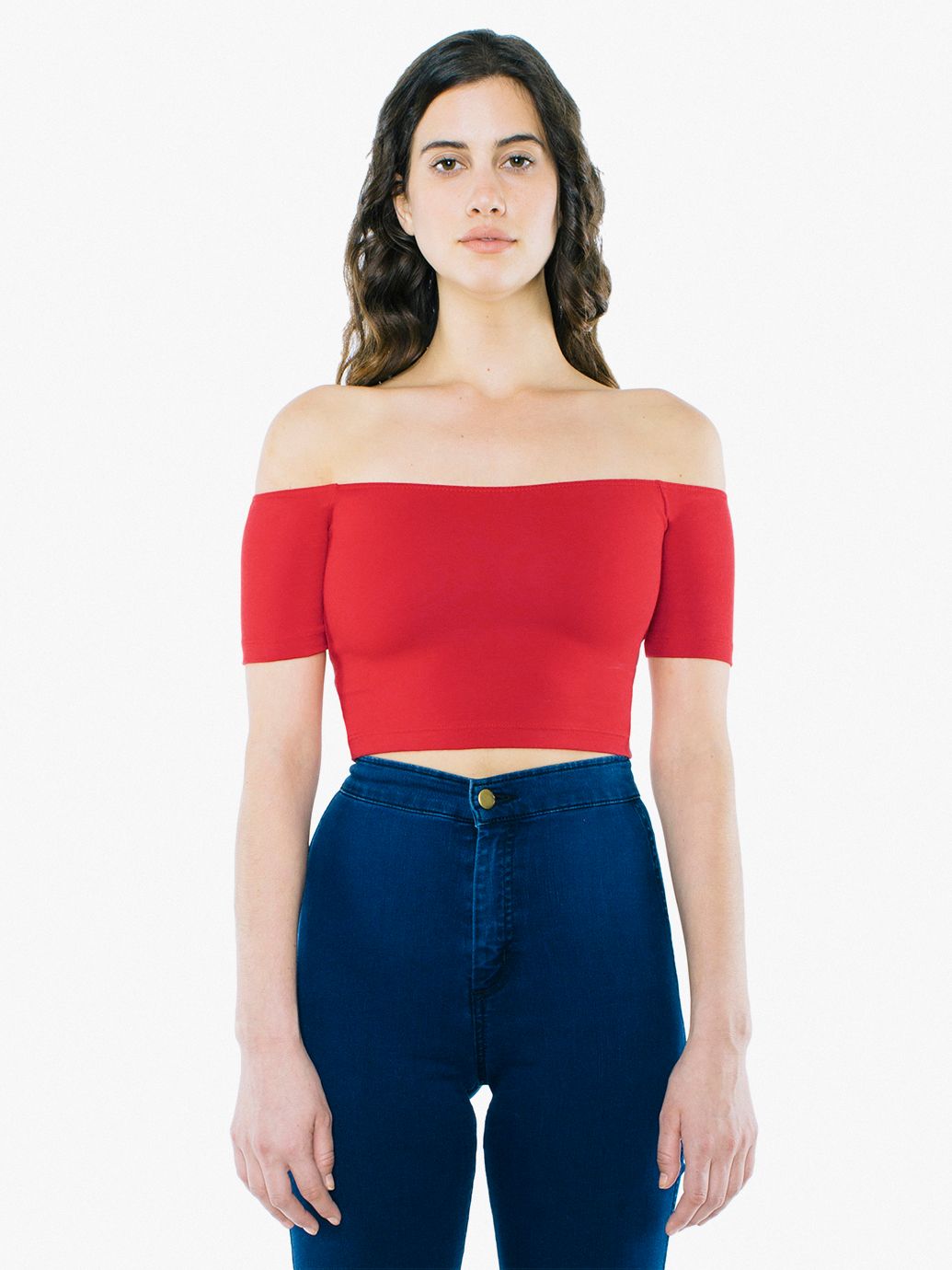 off shoulder cotton top