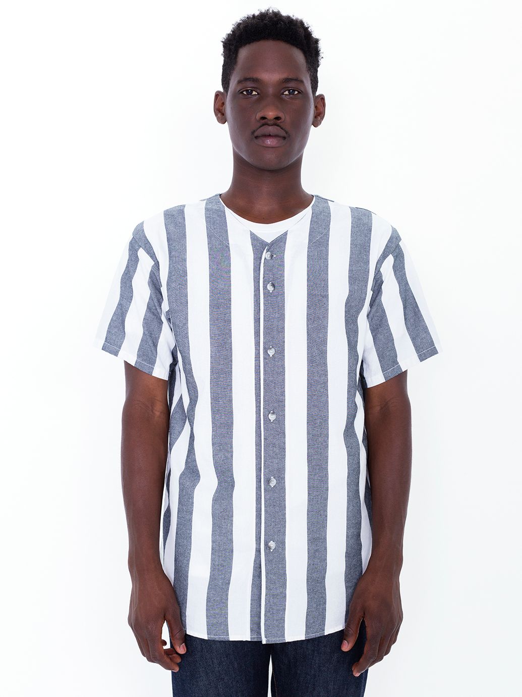 Chambray Baseball Jersey