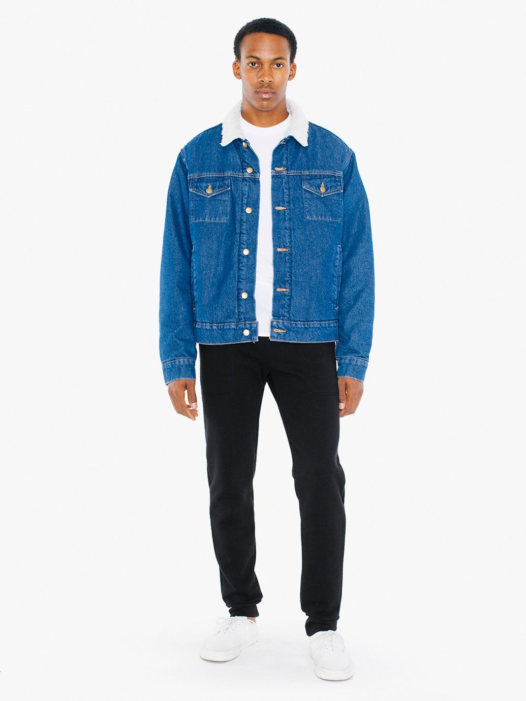 Denim Sherpa Jacket