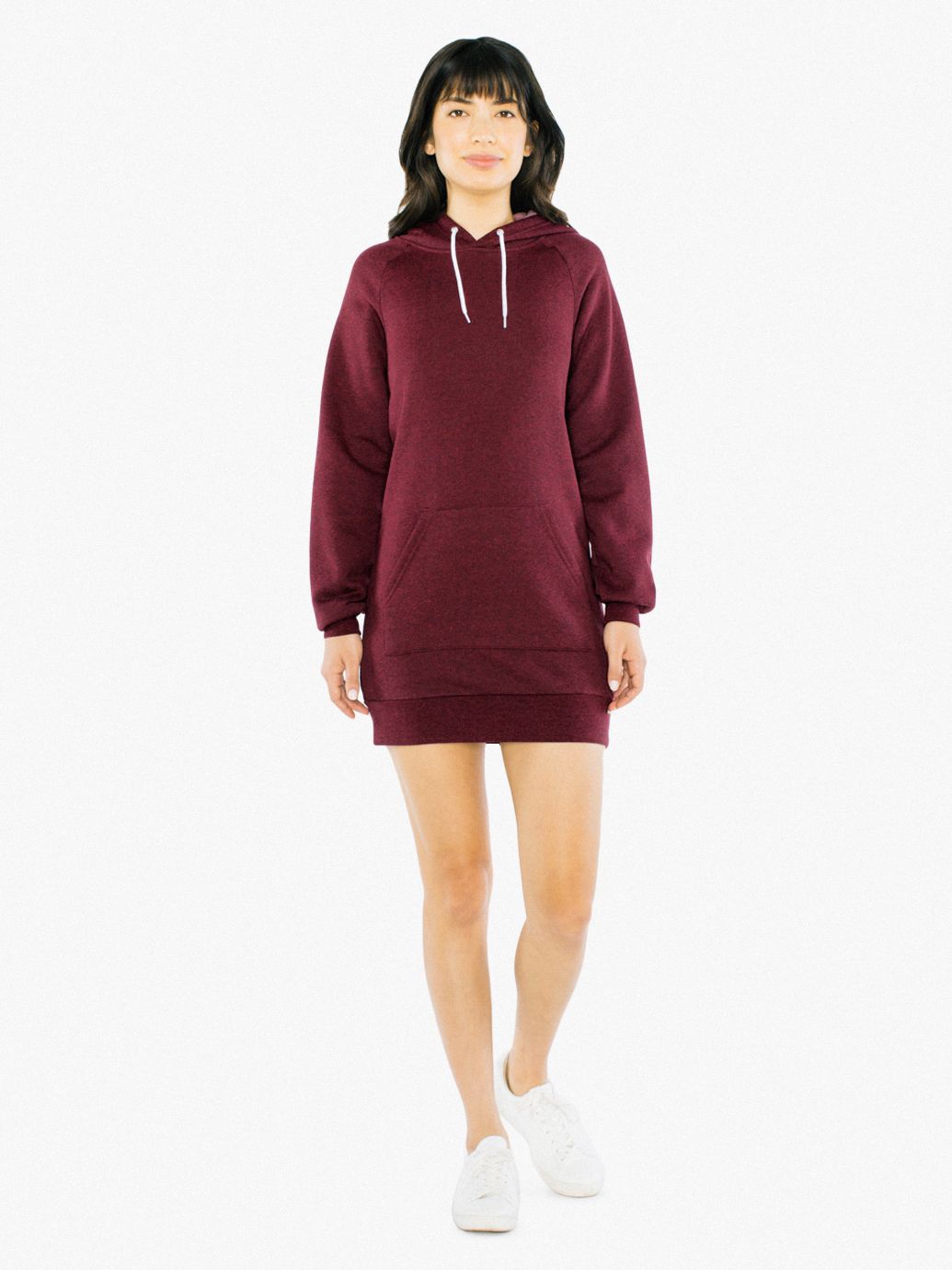 Peppered Fleece Hoodie Dress