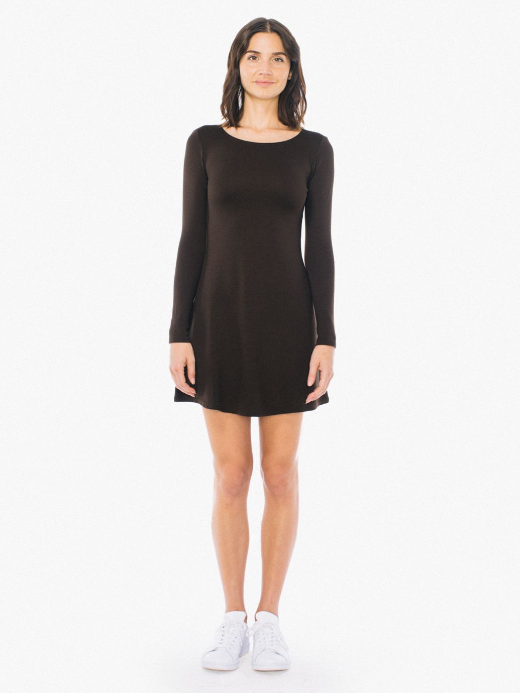 Ponte Long Sleeve Mini Dress