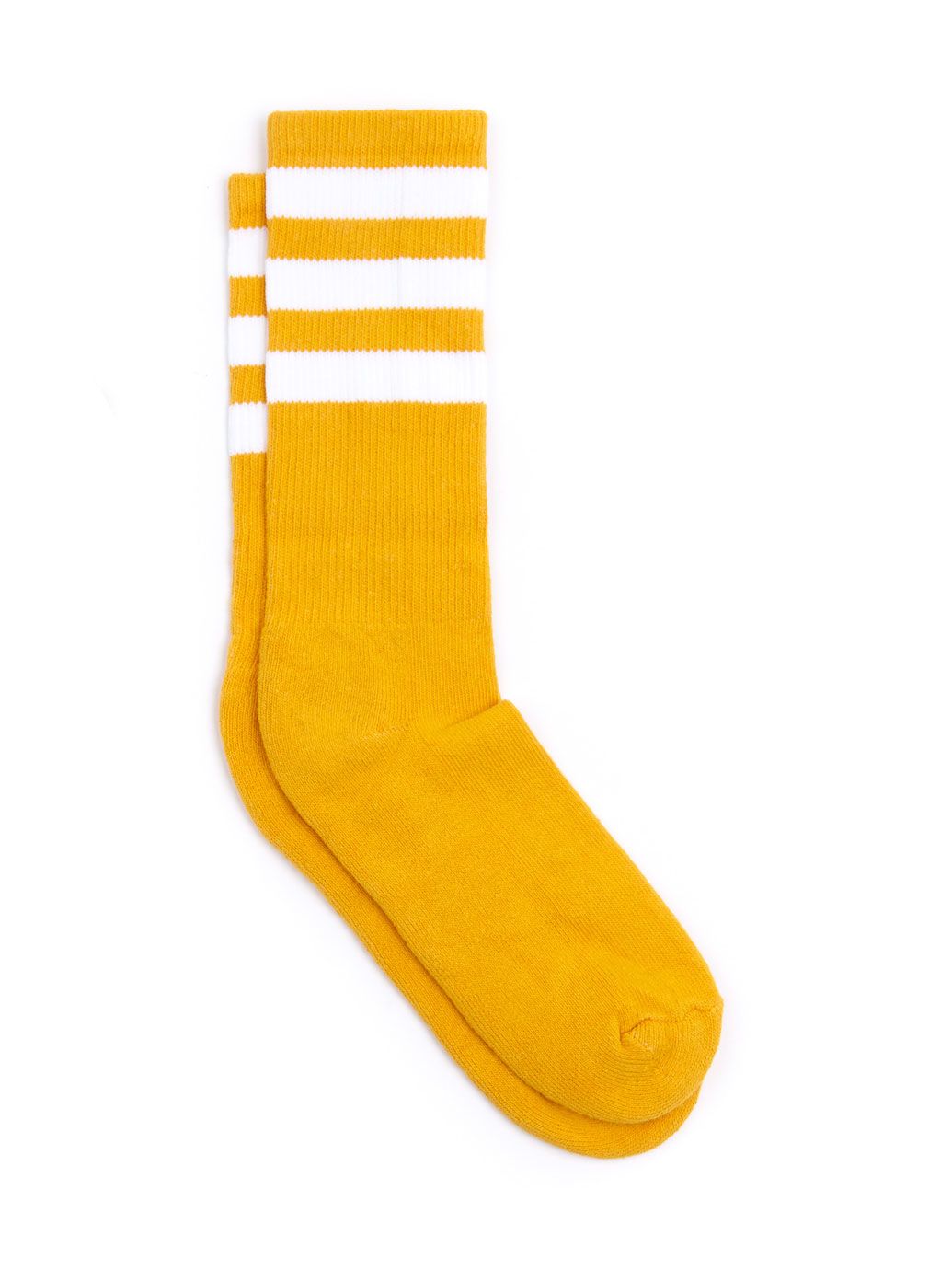 Stripe Calf-High Sock