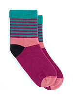 Kids' Calf High Multi-Stripe Sock