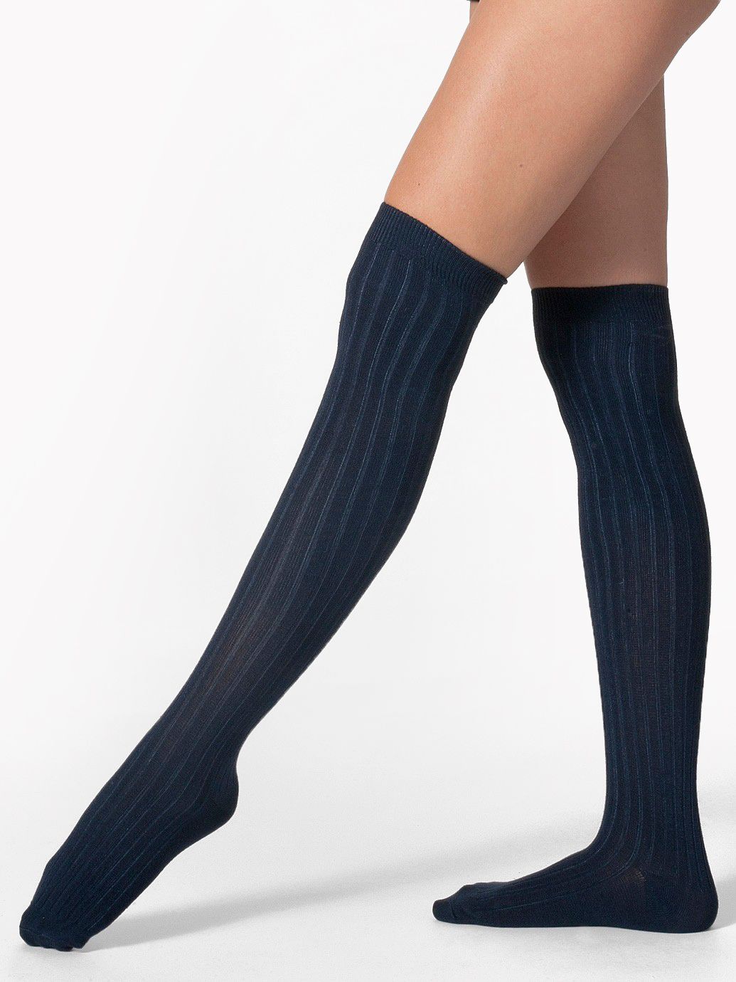 Ribbed Modal Over-the-Knee Sock