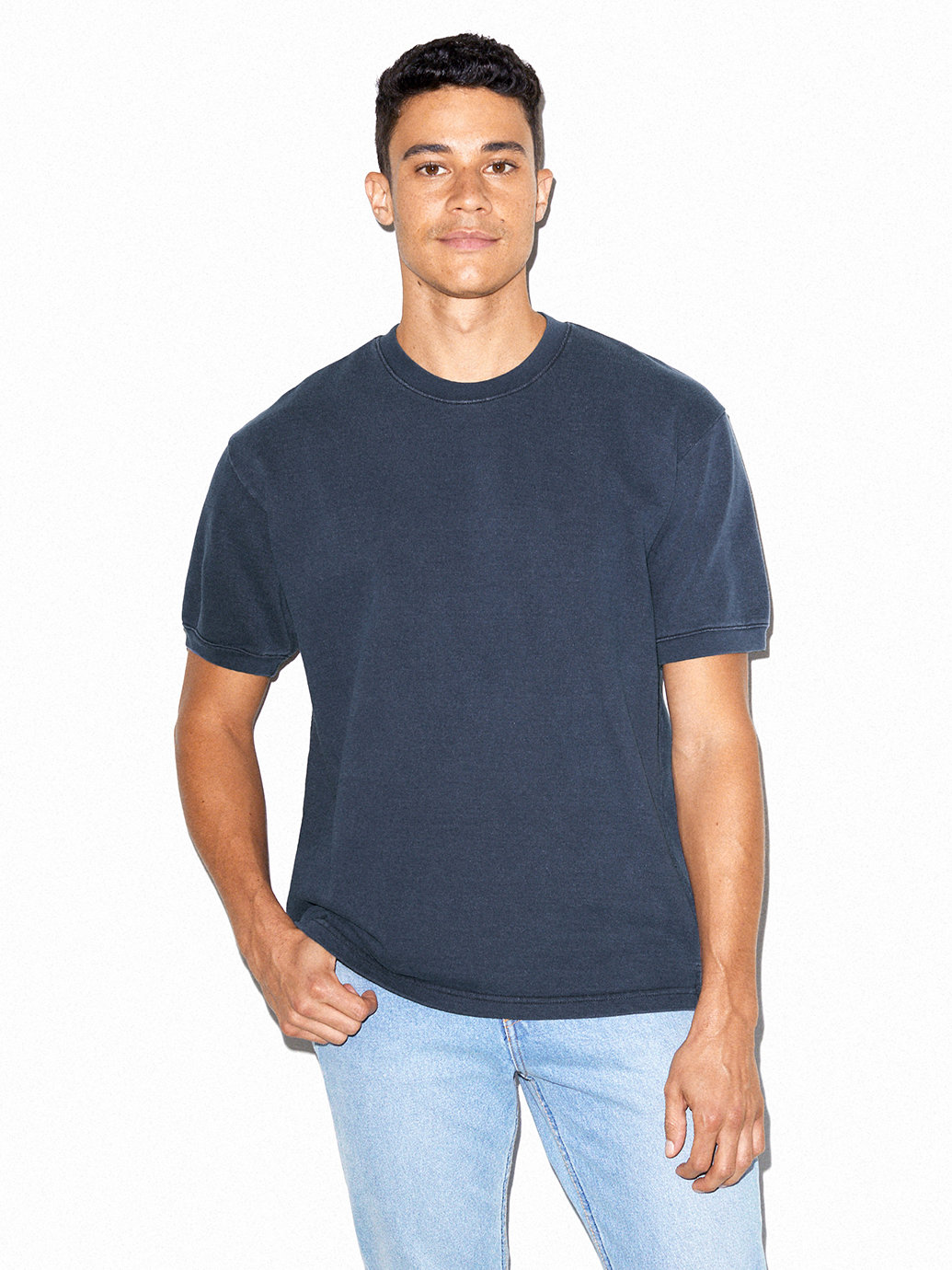 French Terry Crewneck T-Shirt | American Apparel