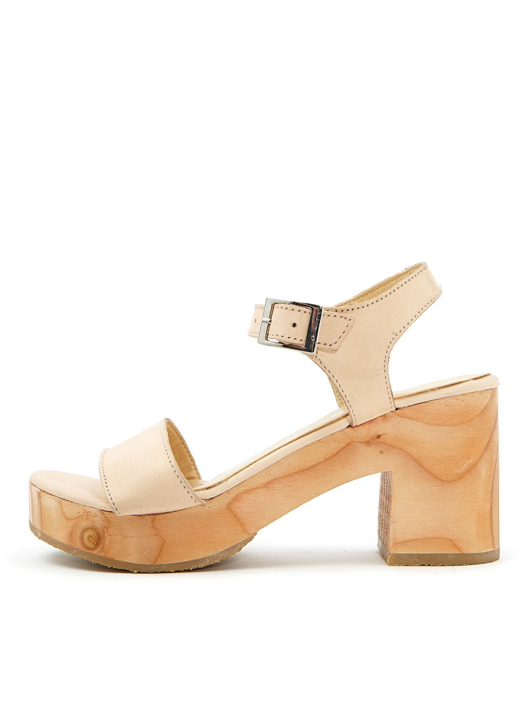 Wooden Heel Sandal | American Apparel