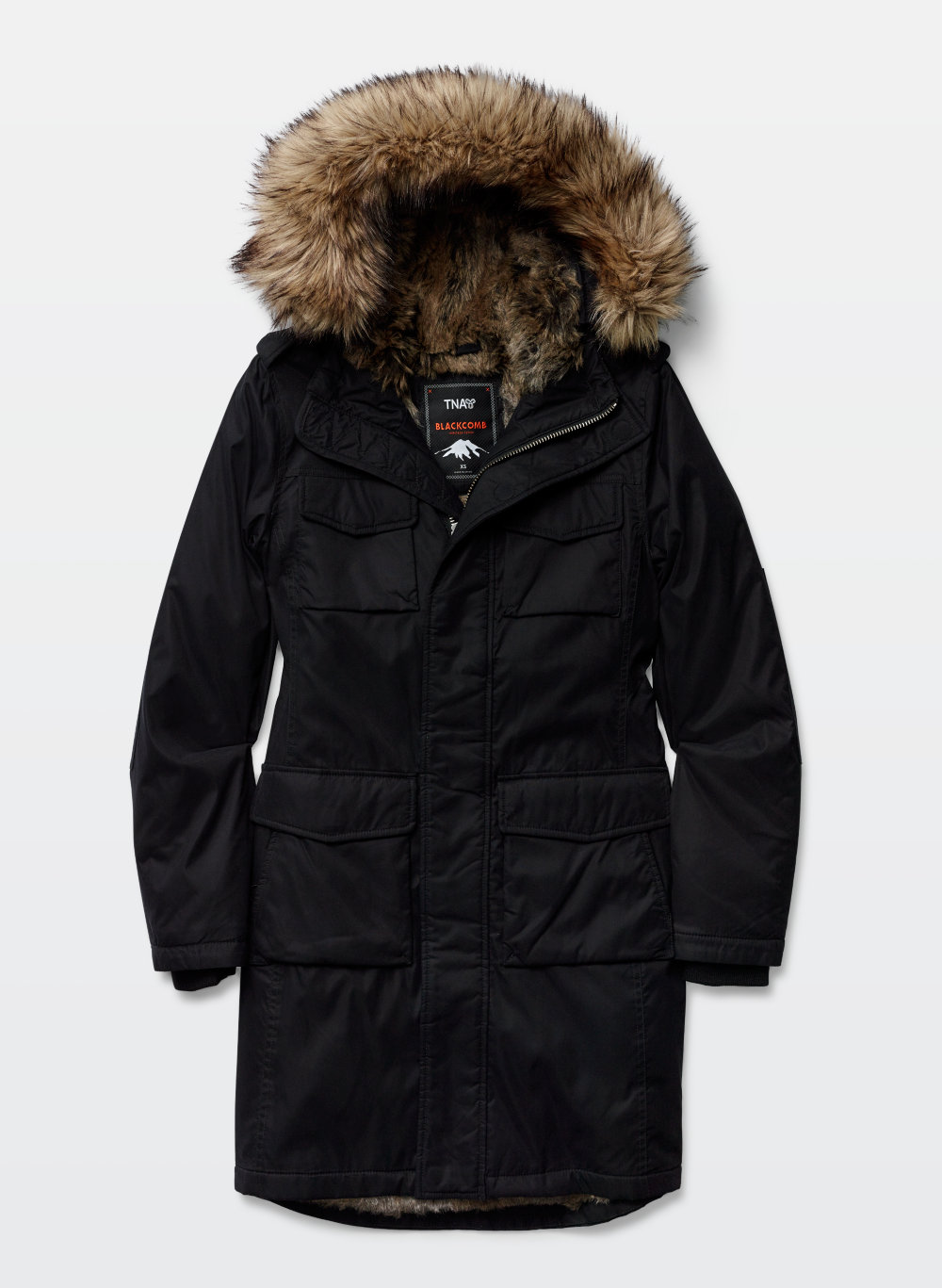 tna black parka