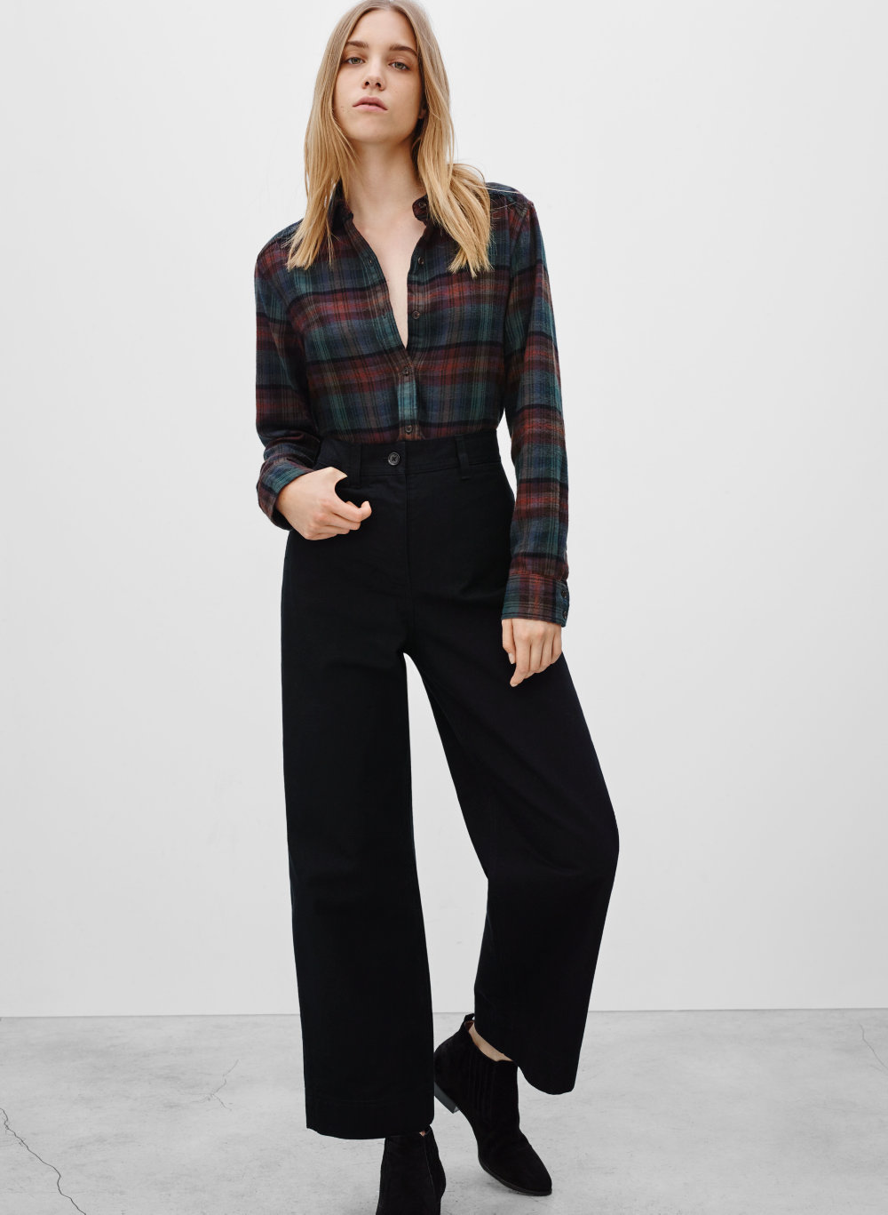 wilfred free button up shirt
