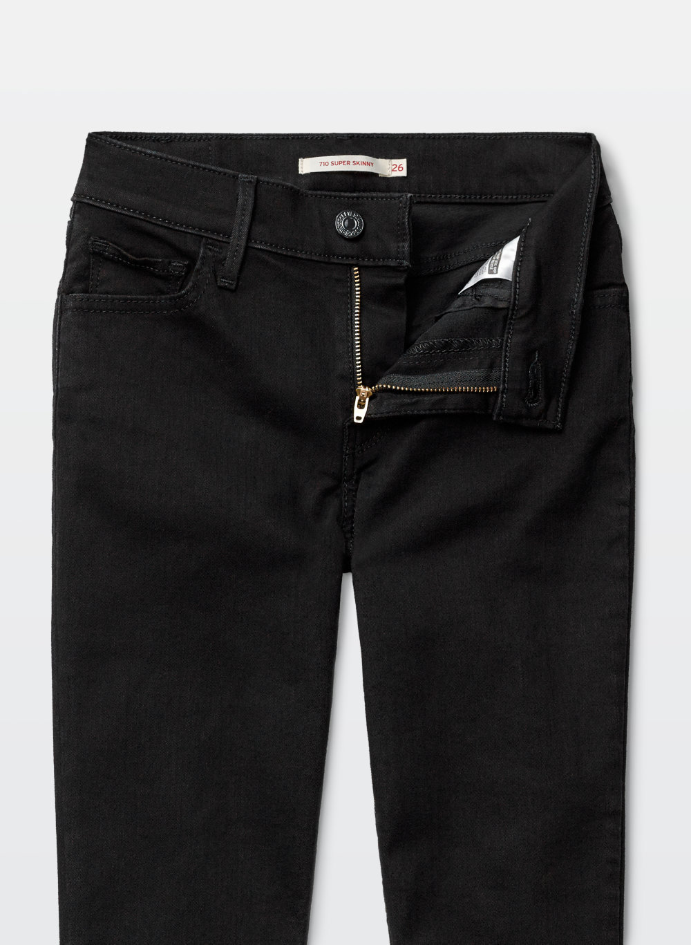 levi's 710 black jeans