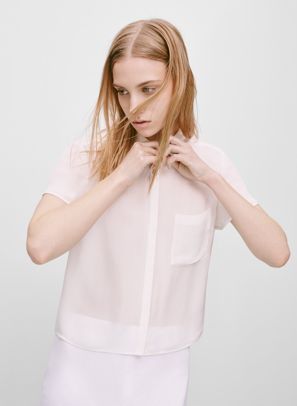 aritzia pelli blouse