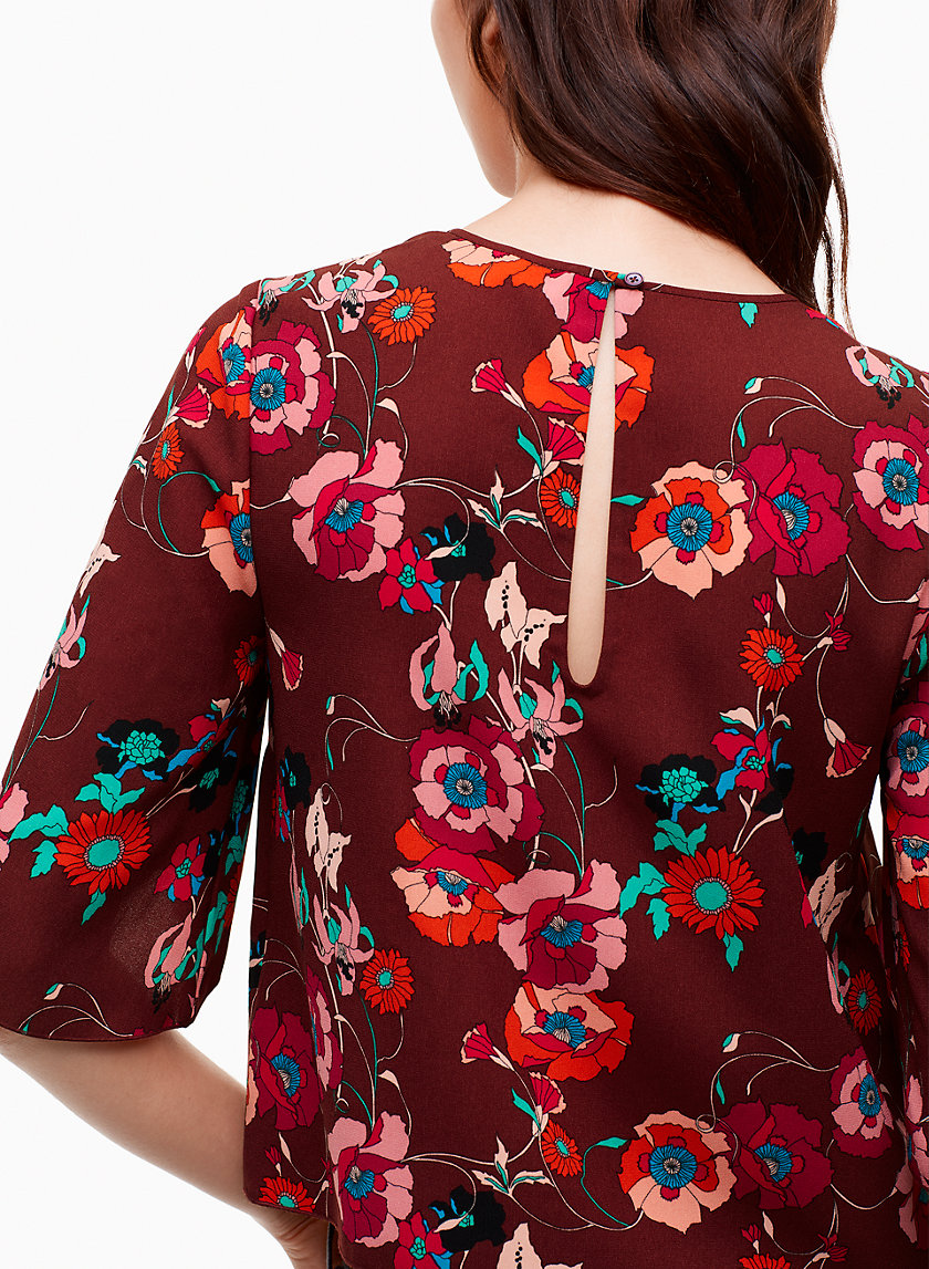 aritzia floral blouse