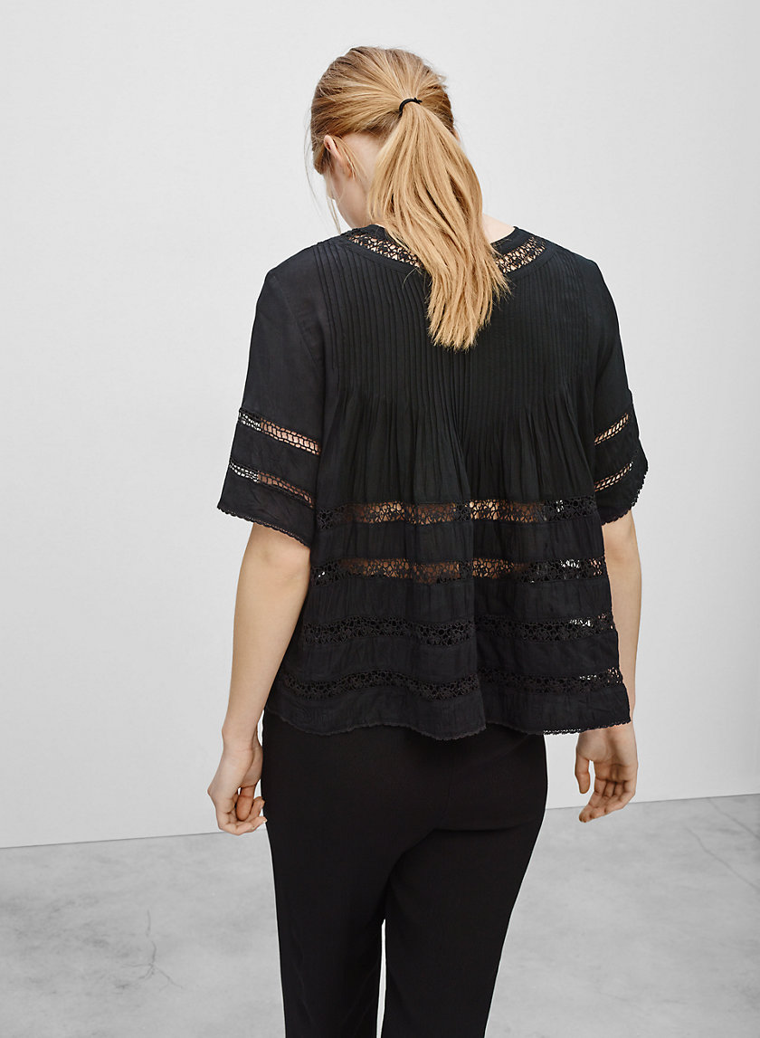 aritzia pelli blouse