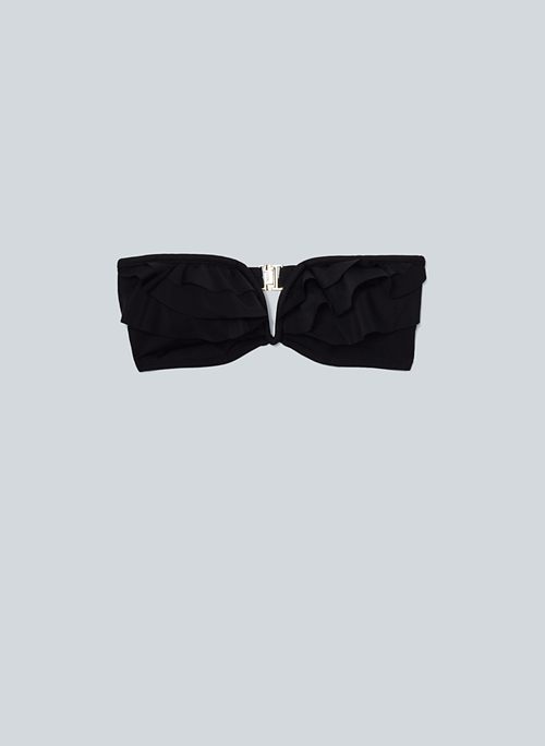 FRILL BANDEAU TOP