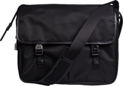 PRADA Double Clip Messenger Bag