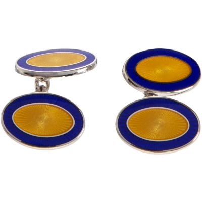 Paul Longmire Double Oval Cufflinks