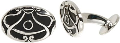 Barneys New York Antique Oval Cufflinks