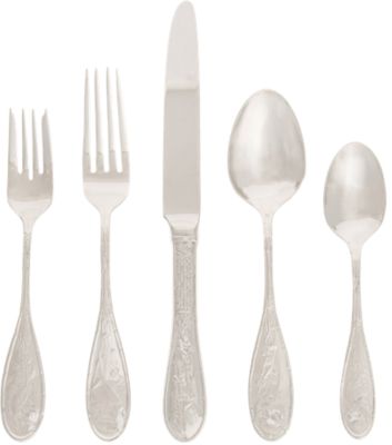 Ricci Silversmiths Japanese Bird & Bamboo Flatware