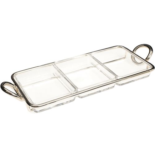 Christofle Vertigo 3-Part Serving Tray