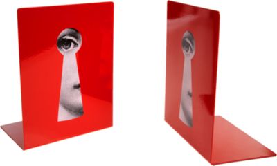 Fornasetti "Serratura" Bookends