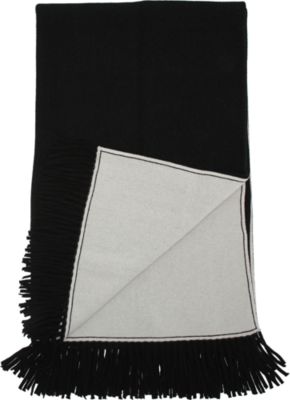 Barneys New York Double-Faced Throw