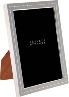 Barneys New York 4" x 6" Silver Dot Frame