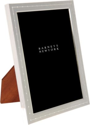 Barneys New York 5" x 7" Silver Dot Frame