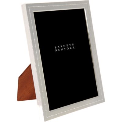 Barneys New York 5\" x 7\" Silver Dot Frame