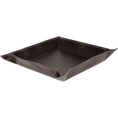Arte & Cuoio Square Leather Tray