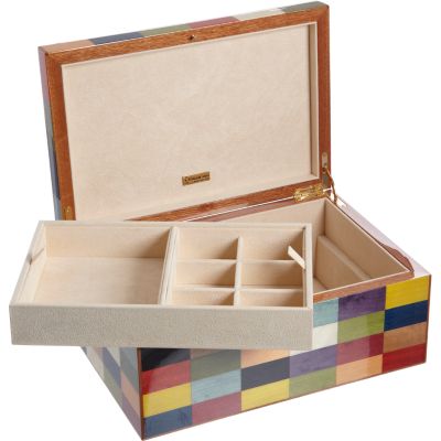 Ercolano Colorblock Jewelry Box