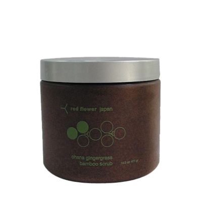 Red Flower Ohana Gingergrass Bamboo Scrub