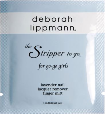 Deborah Lippmann The Stripper To Go Lavendar Lacquer Remover  Mitts