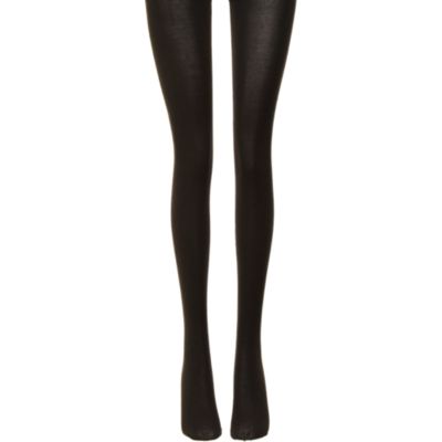 Wolford Cotton Velvet Tights - Anthracite Mele