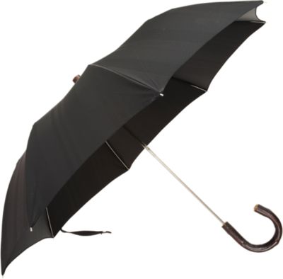 Barneys New York Textured Stripe Folding Umbrella
