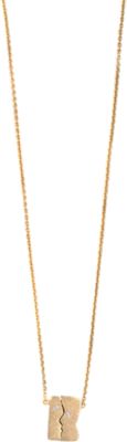 Linda Lee Johnson Gold & Diamond Small Boy & Girl Pendant Necklace